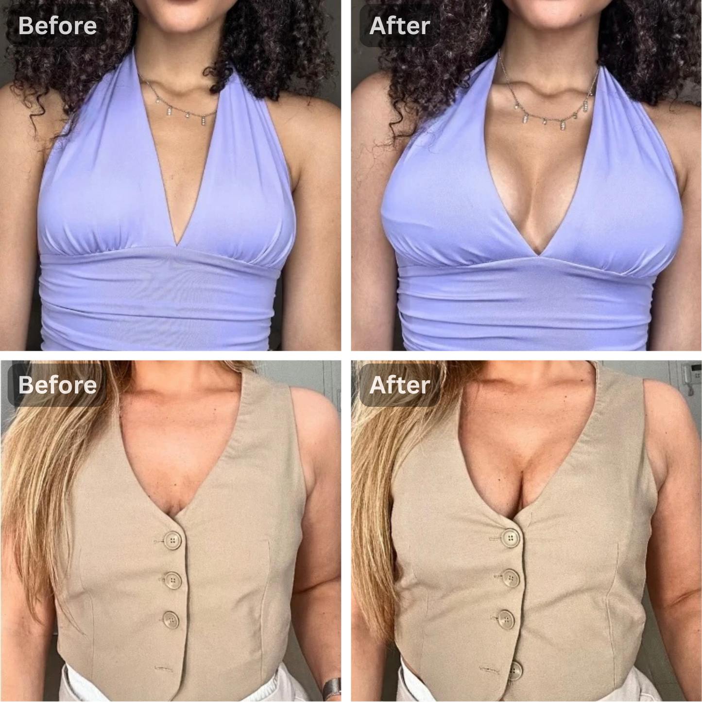 Snowy - Sticky Insert Bra